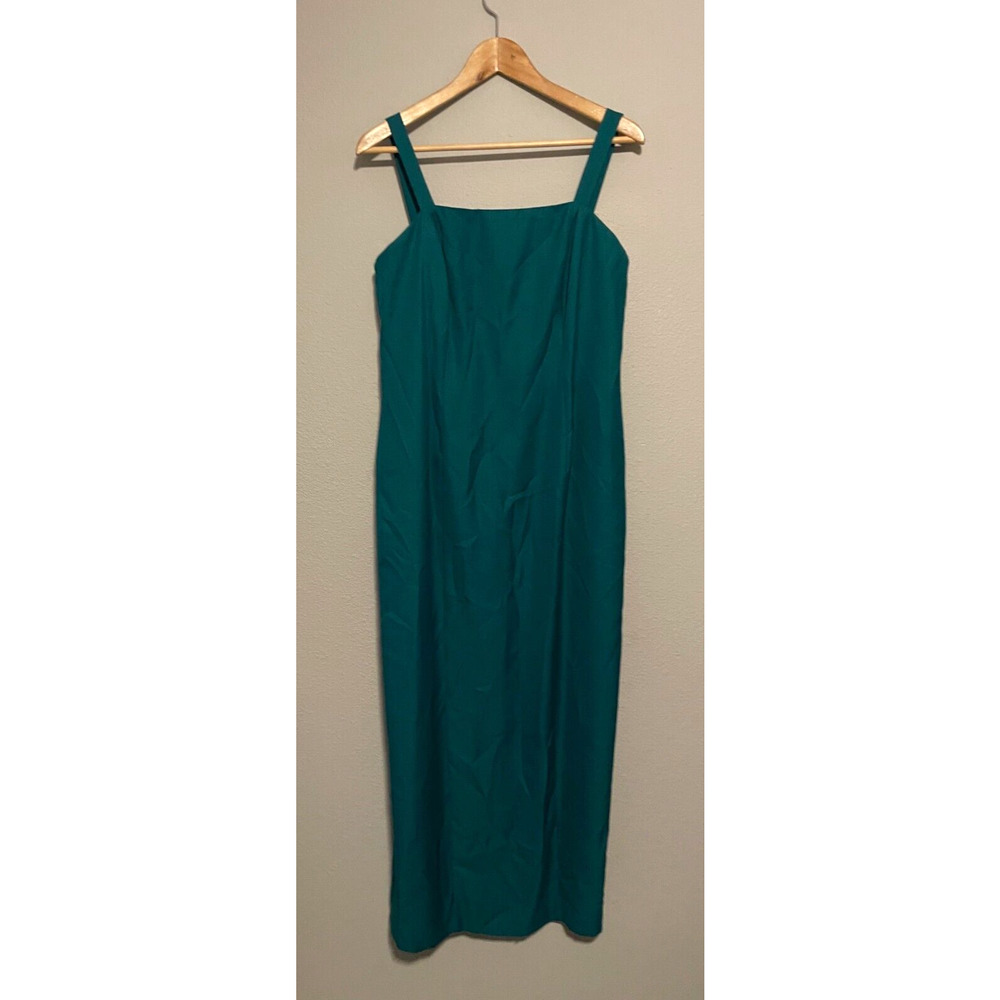 Alex Evenings Teal Maxi Dress